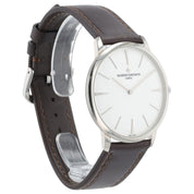 Vacheron Constantin Patrimony 18k White Gold Silver Dial 40mm Manual Wind 81180