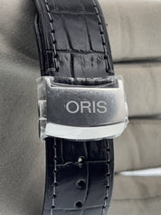 Oris Artelier Pointer Stainless Steel Black Dial 44mm Automatic Mens Watch 7666