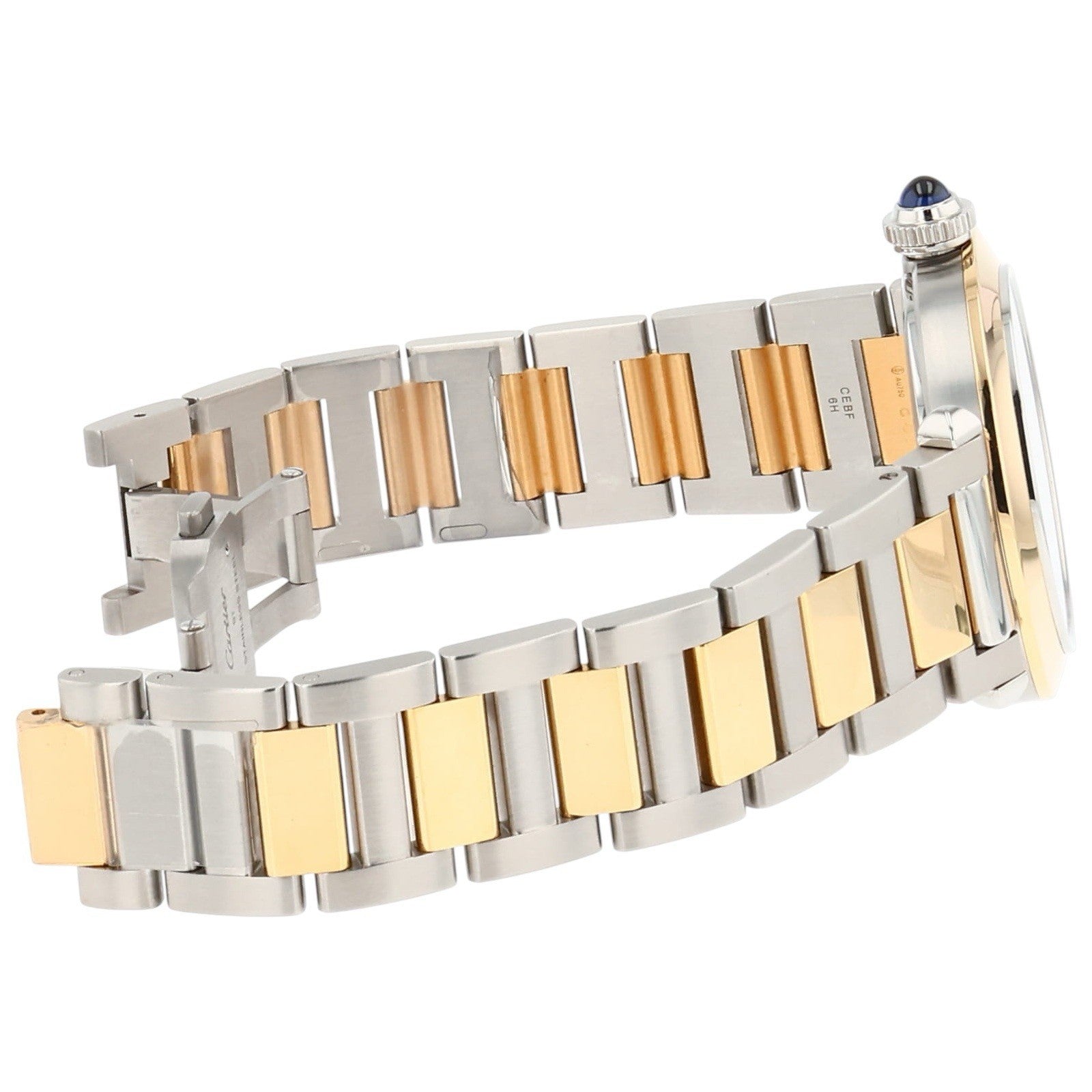 Cartier Pasha Gold & Steel Silver Dial 41mm Automatic Men’s Watch W2PA0009