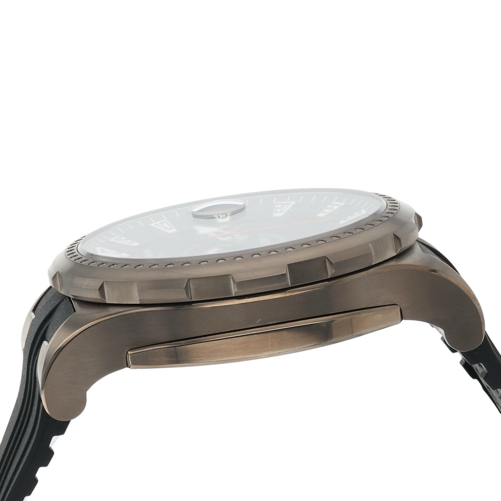 DeLaCour Promess Titanium Black Dial 48mm Automatic Movement Mens Watch 600049