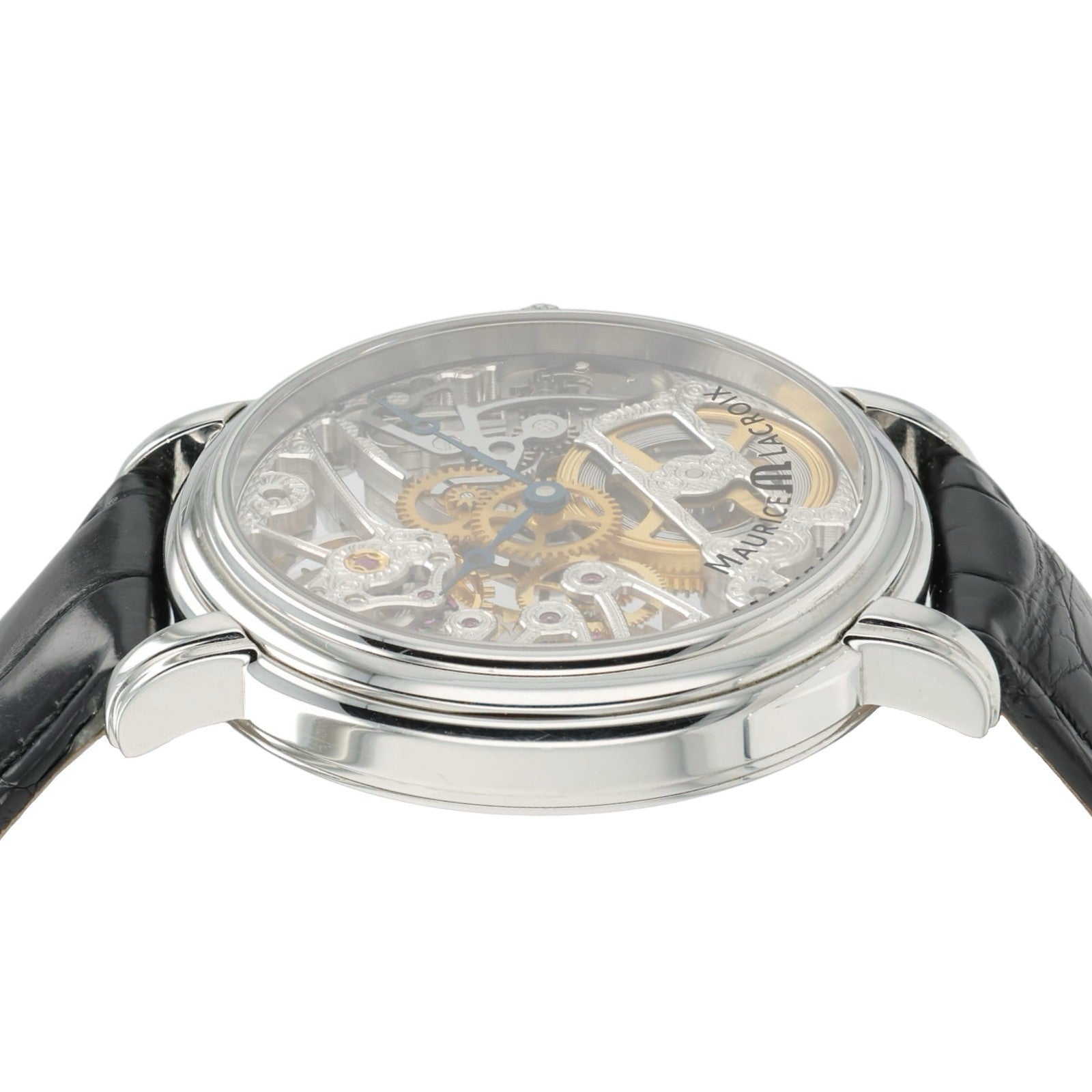 Maurice Lacroix Masterpiece Skeleton Dial Stainless Steel 43mm Manual MP7048