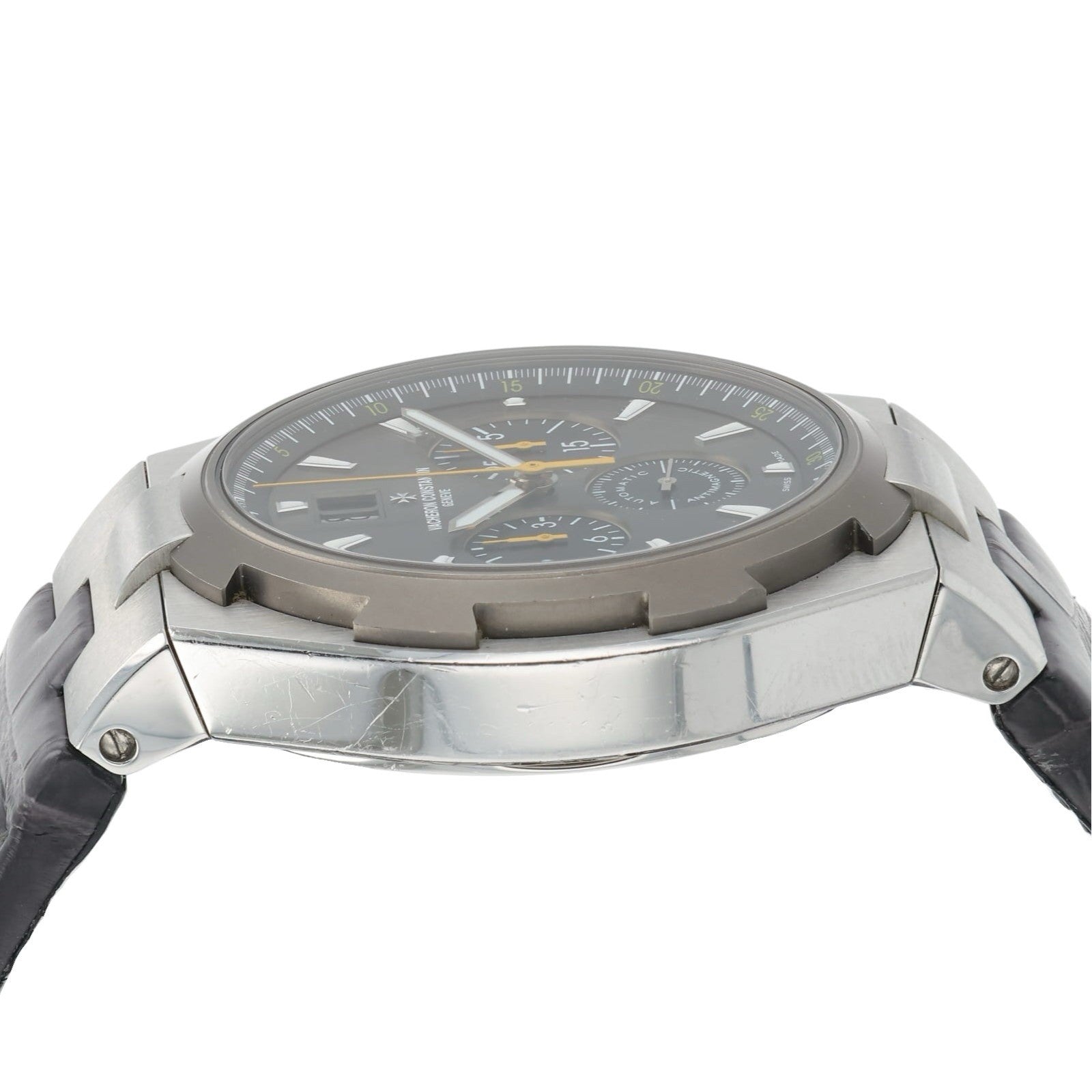 Vacheron Constantin Overseas Grey Dial Steel 42mm Automatic Mens Watch 49150
