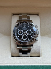 Rolex Daytona Stainless Steel Black Dial Automatic Men’s Watch 126500LN NEW 2024