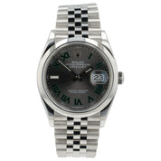Rolex Datejust Wimbledon Gray Dial Stainless Steel 36mm Automatic Men’s 126200