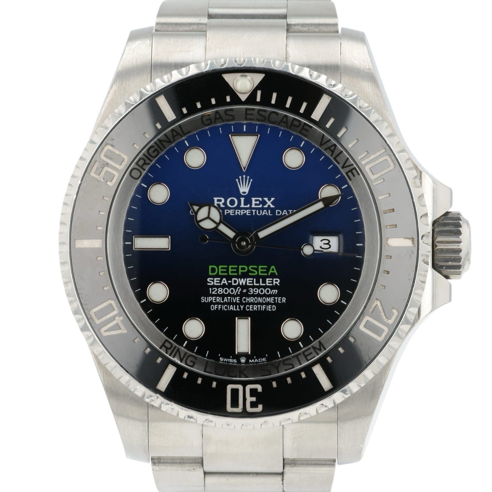 Rolex Deepsea James Cameron Stainless Steel 44mm Automatic Movement Mens 126660