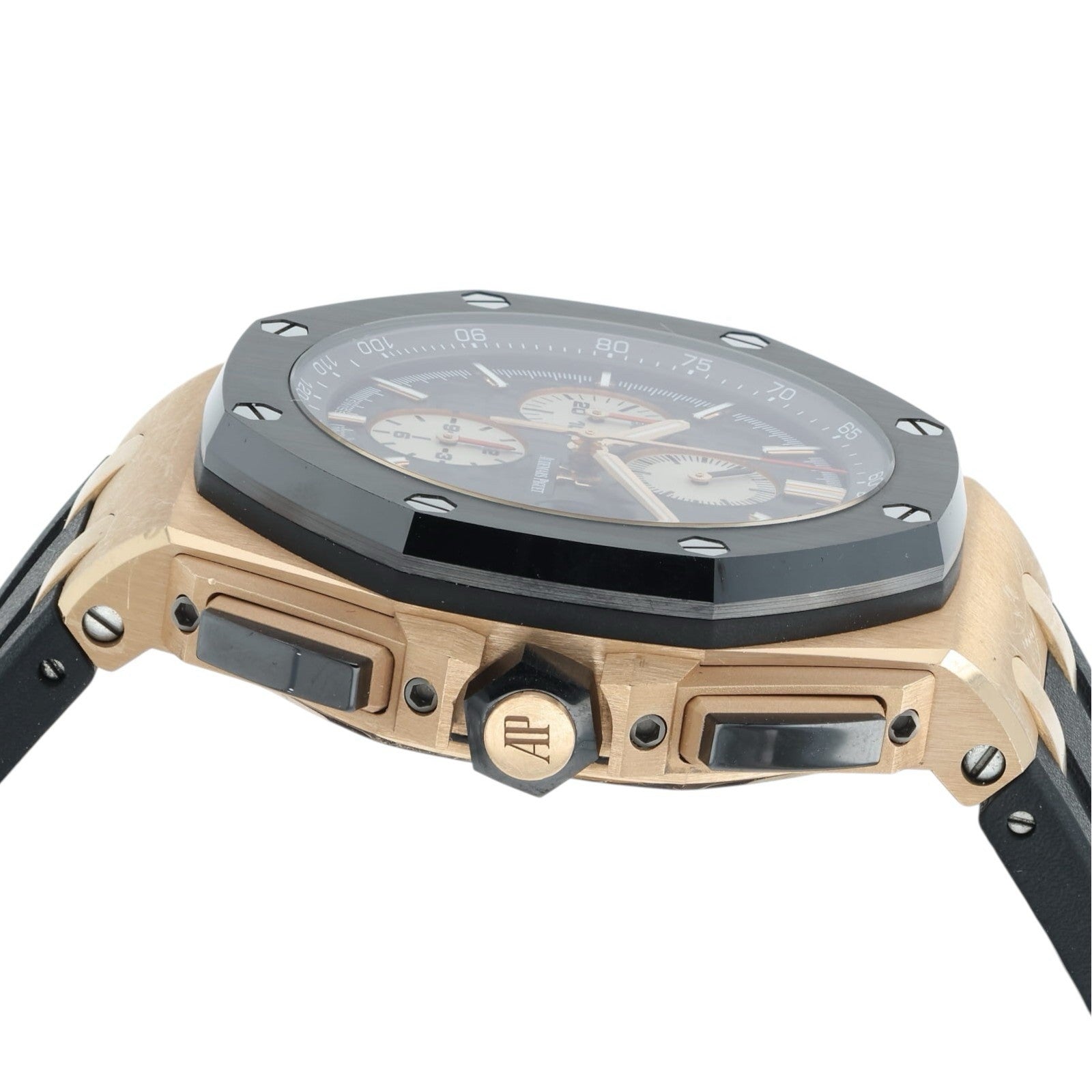 Audemars Piguet Royal Oak 18k Rose Gold Black Dial 44mm Automatic Men’s 26401RO