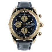 Breitling Chronomat 18k Gold Black Dial 44mm Automatic Mens Watch K13356