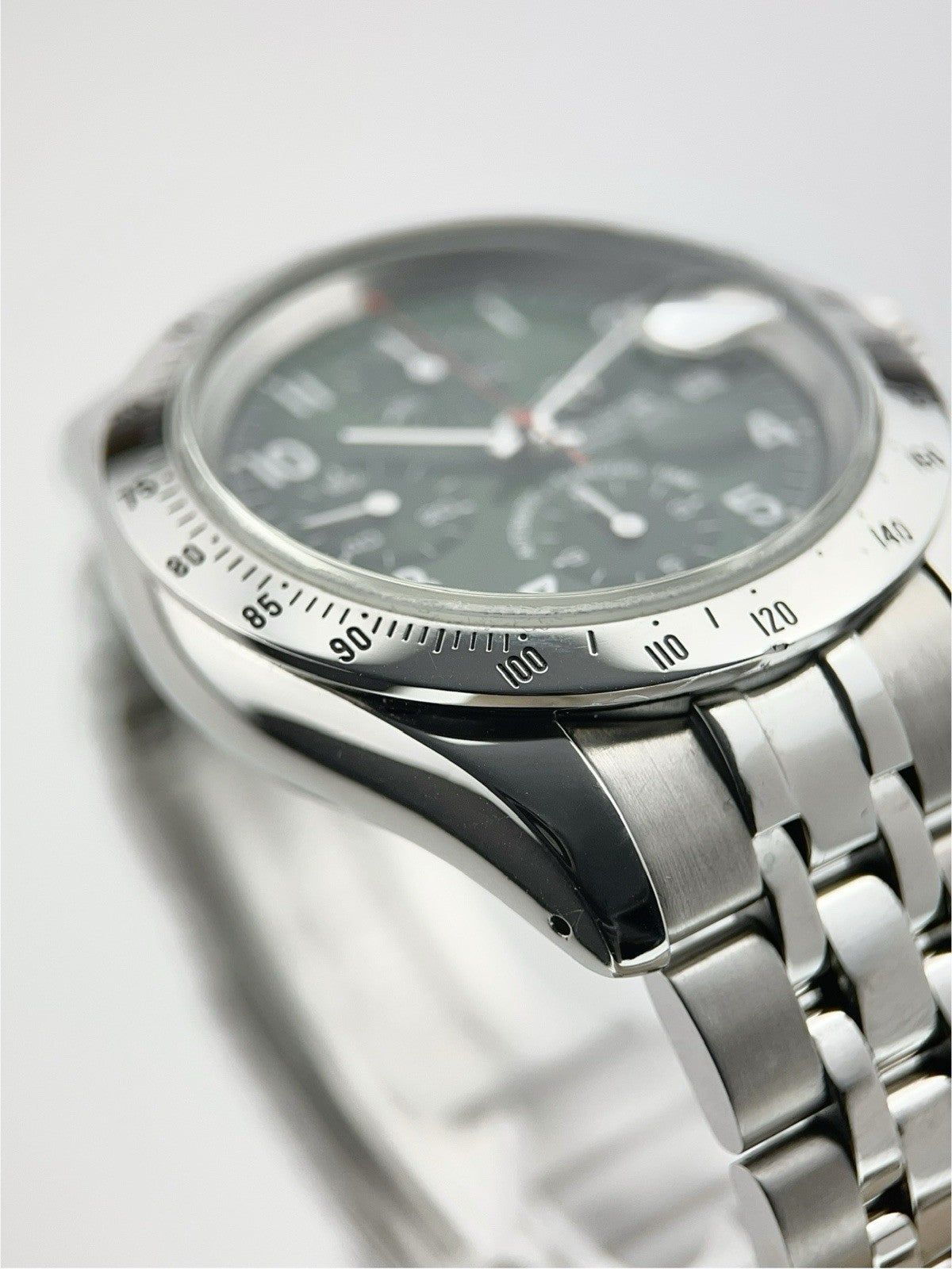Steel Green Tudor Prince Date Chronograph 79280P | Birmingham Luxury Watches Birmingham, Michigan