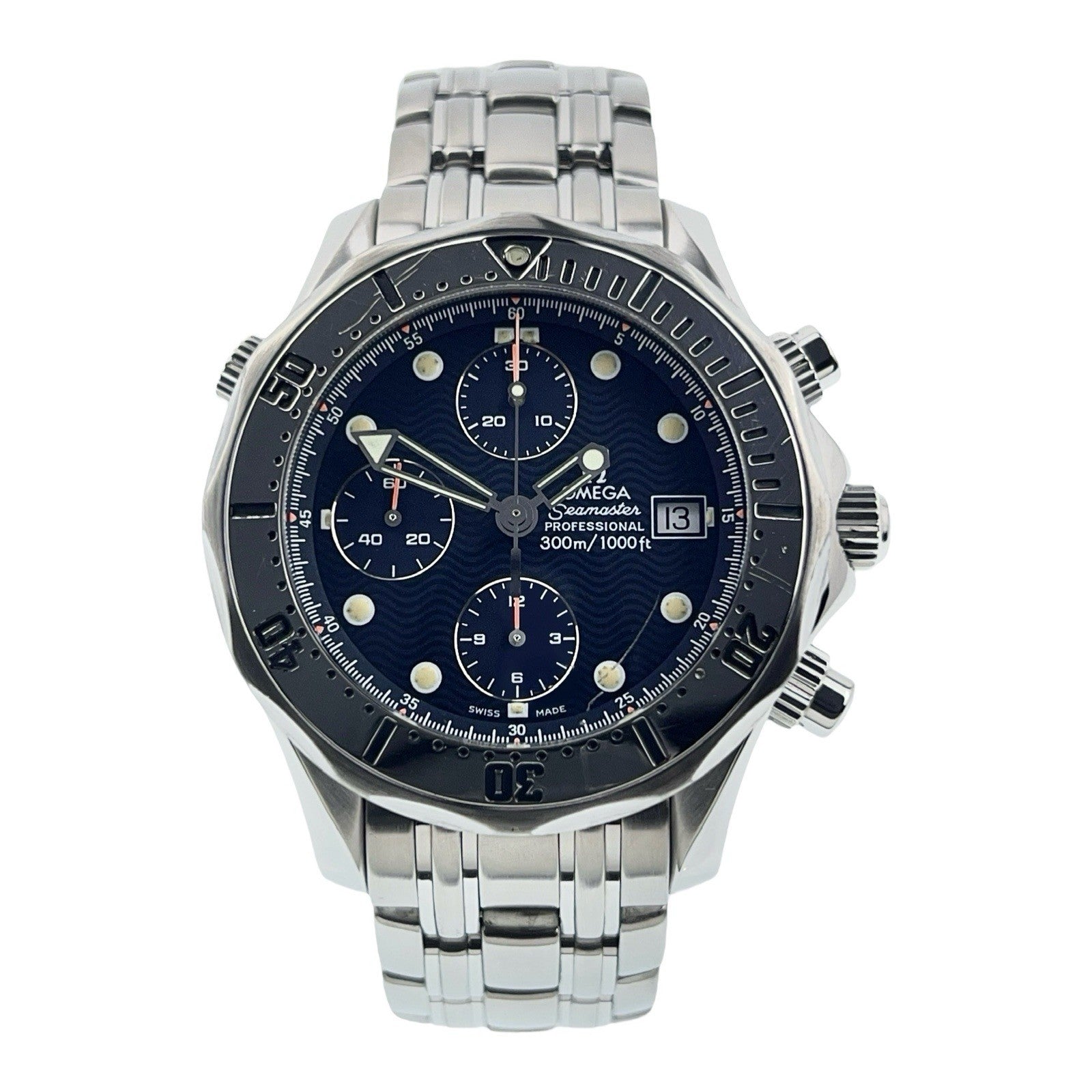 Omega Seamaster Diver Steel Blue Dial 42mm Automatic Mens Watch 2598.80
