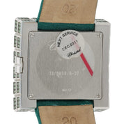 Chopard Ice Cube Diamond Paved Dial 18k White Gold Quartz Watch 7424/8