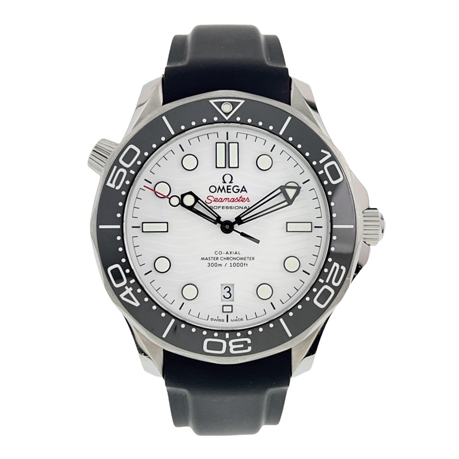 2020 Omega Seamaster Steel White Dial 42mm Auto Men's Watch 210.32.42.20.04.001