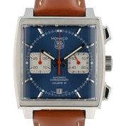 Tag Heuer Monaco Blue Dial Stainless Steel 39mm Automatic Men’s Watch CAW2111