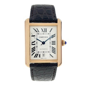 Cartier Tank Solo XL 18k Rose Gold Automatic Men’s Watch 3514