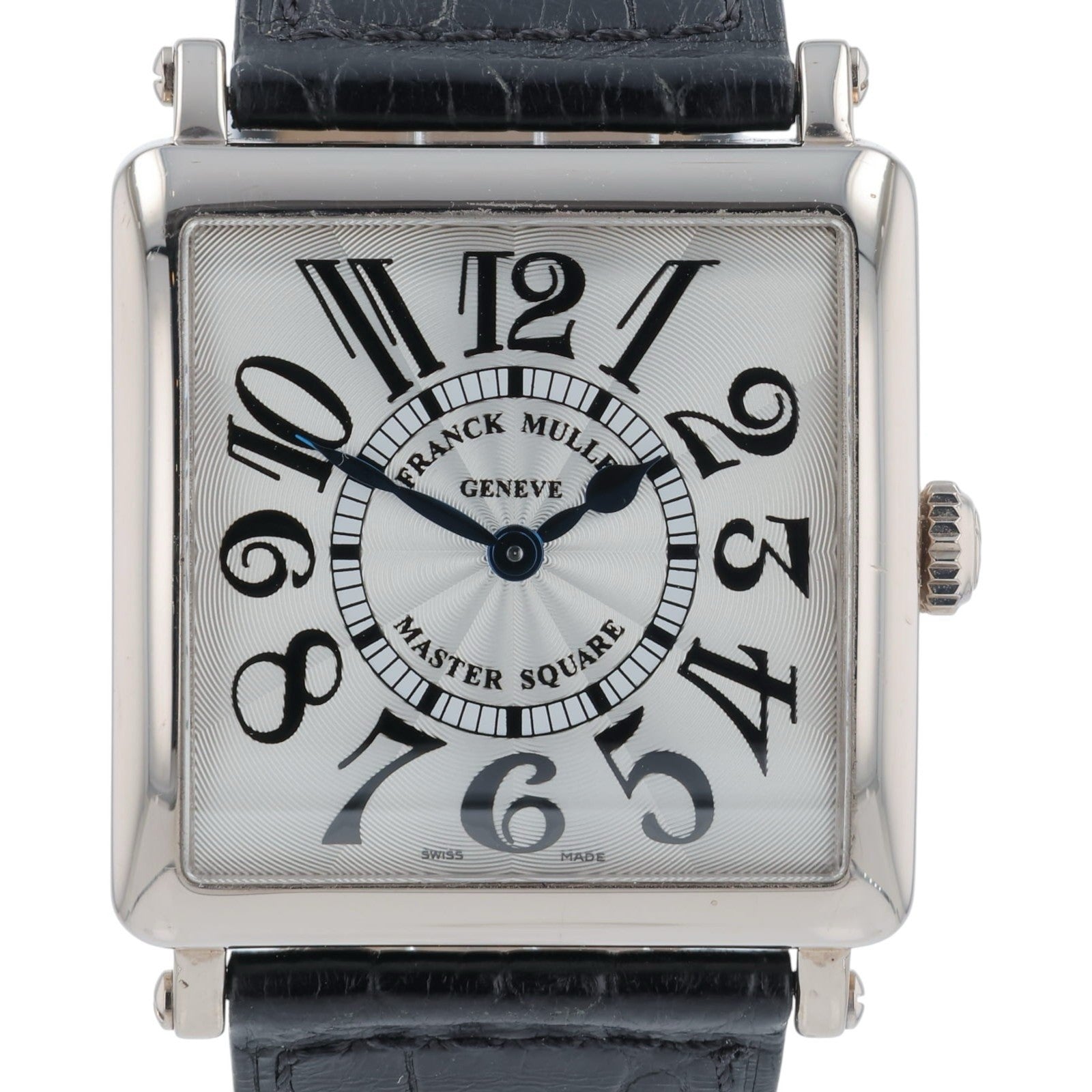 Franck Muller Master Square 18k White Gold Silver Dial 33mm Quartz 6002 M QZ V