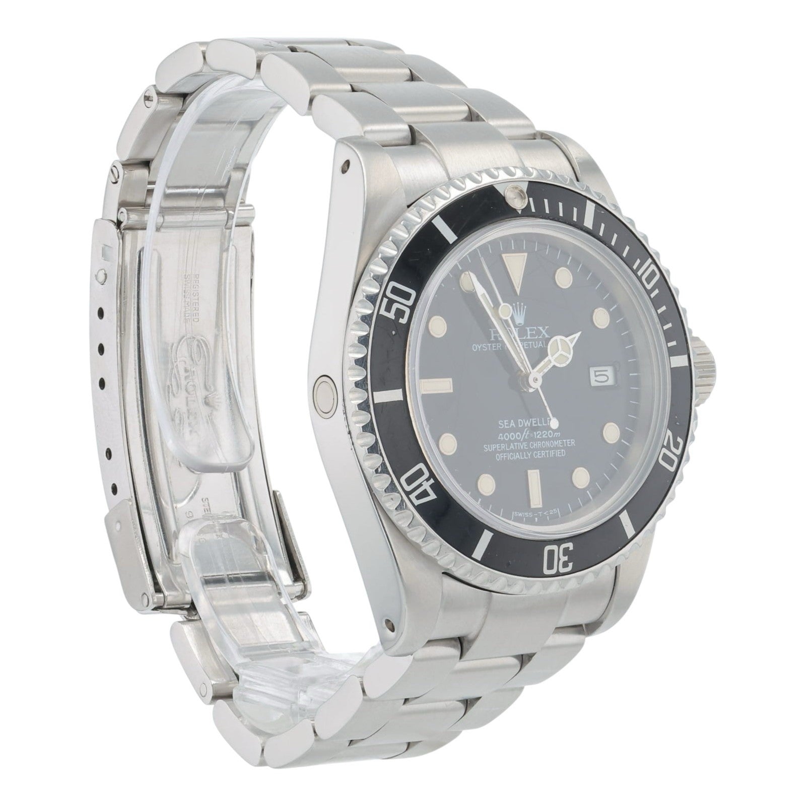 Rolex Sea-Dweller Stainless Steel Black Spider Dial 40mm Automatic Mens 16660