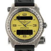 Breitling Emergency Mission Yellow Dial Titanium 43mm Quartz Men’s Watch E56321