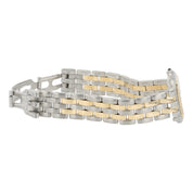 Cartier Panthere Silver Dial Gold and Steel 27mm Quartz Unisex Watch 110000R