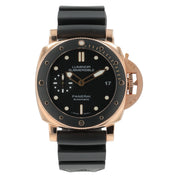 Panerai Luminor Submersible 18k Gold Black Dial 42mm Automatic Men's PAM00684