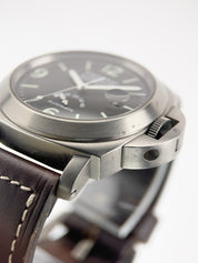 Panerai Luminor Power Reserve Titanium Black Dial 44mm Automatic Mens PAM00057