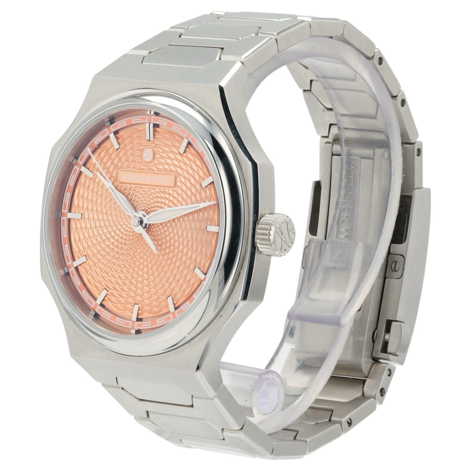 Atelier Wen Salmon Perception Dial Stainless Steel 40mm Automatic Men’s Watch