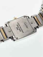 Cartier Tank Francaise 18K Yellow Gold Steel Quartz Ladies Watch W51007Q4