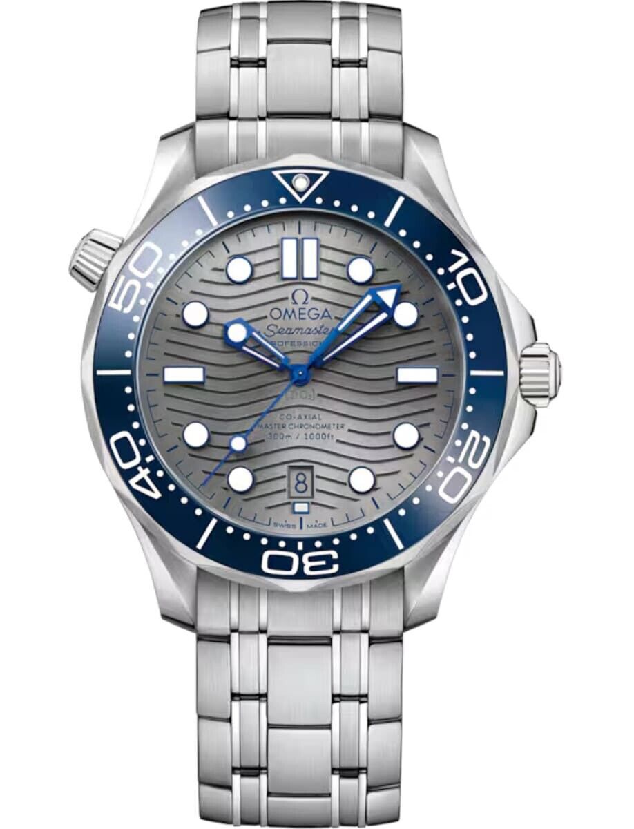 Omega Seamaster Diver 300M Auto Steel Ceramic Bracelet Watch 210.30.42.20.06.001