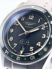 Longines Spirit Green Steel Black Dial 39mm Automatic Men’s Watch L3.802.4