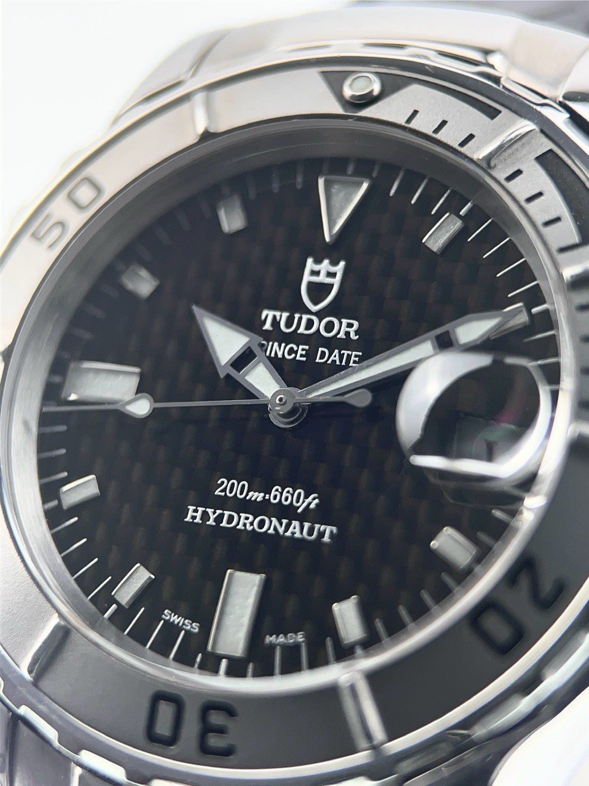 Tudor Hydronaut Stainless Steel Black Dial 40mm Automatic Men’s Watch 89190