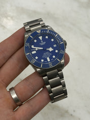 2017 Tudor Pelagos Date Blue Dial Titanium Men's Watch 25600TB - Box/Papers