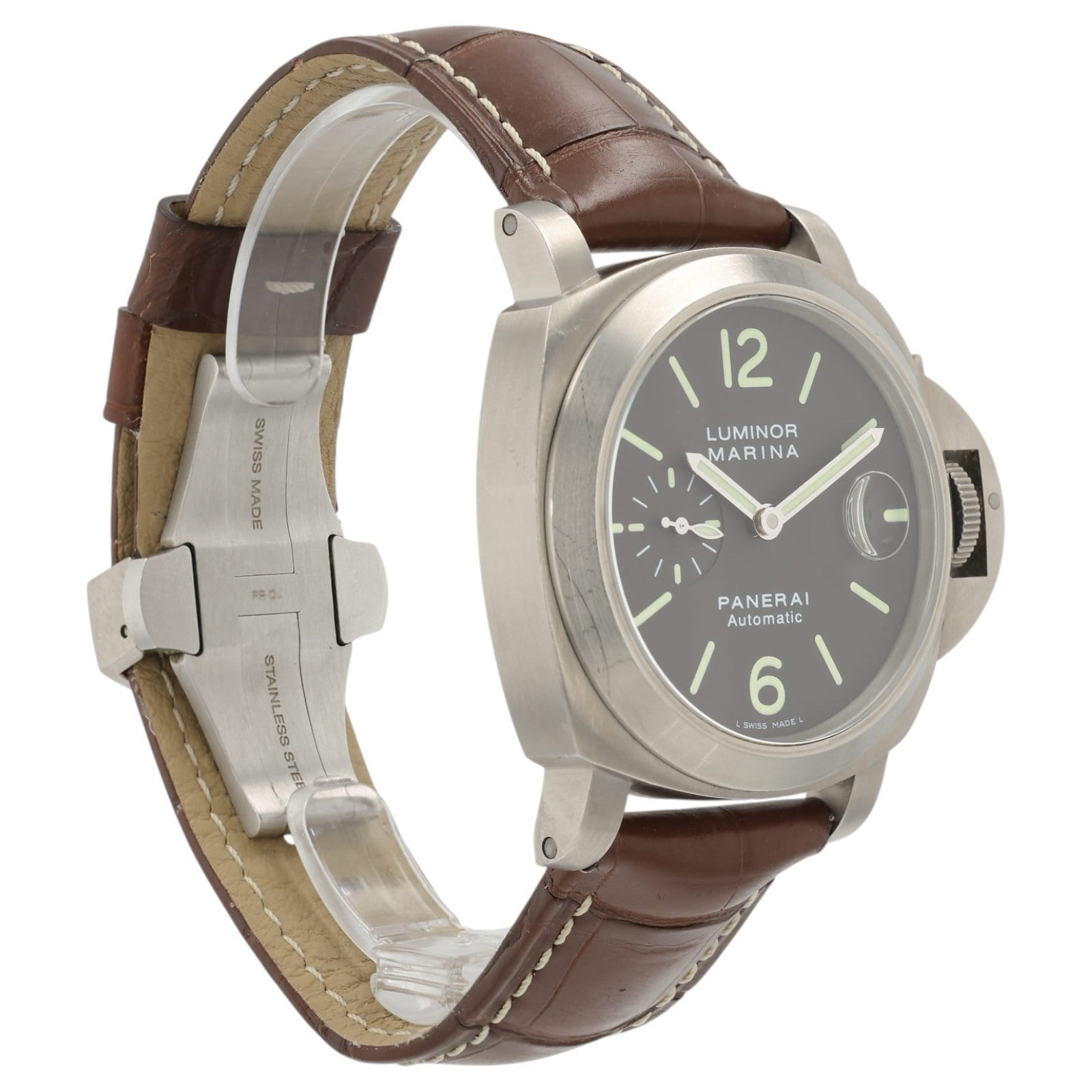 Panerai Luminor Marina Brown Dial Titanium Brown Dial 44mm Automatic PAM00240