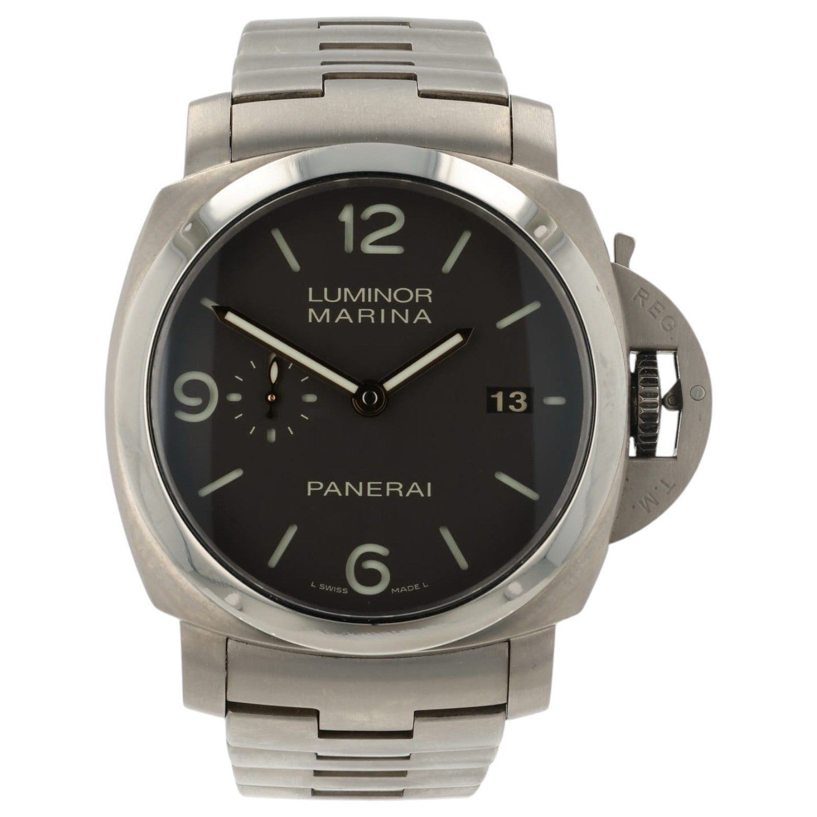Panerai Luminor Marina Brown Dial Titanium 44mm Automatic Men’s Watch PAM00352