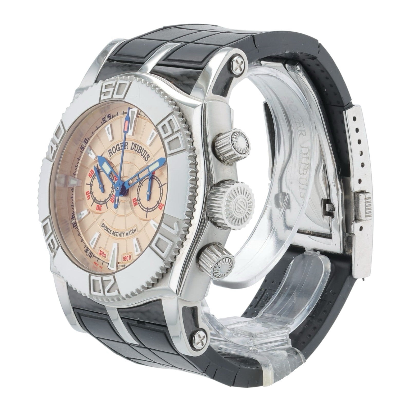 Roger Dubuis Easy Diver Steel Champagne Dial 46mm Manual Wind SE46.56.9/12.53