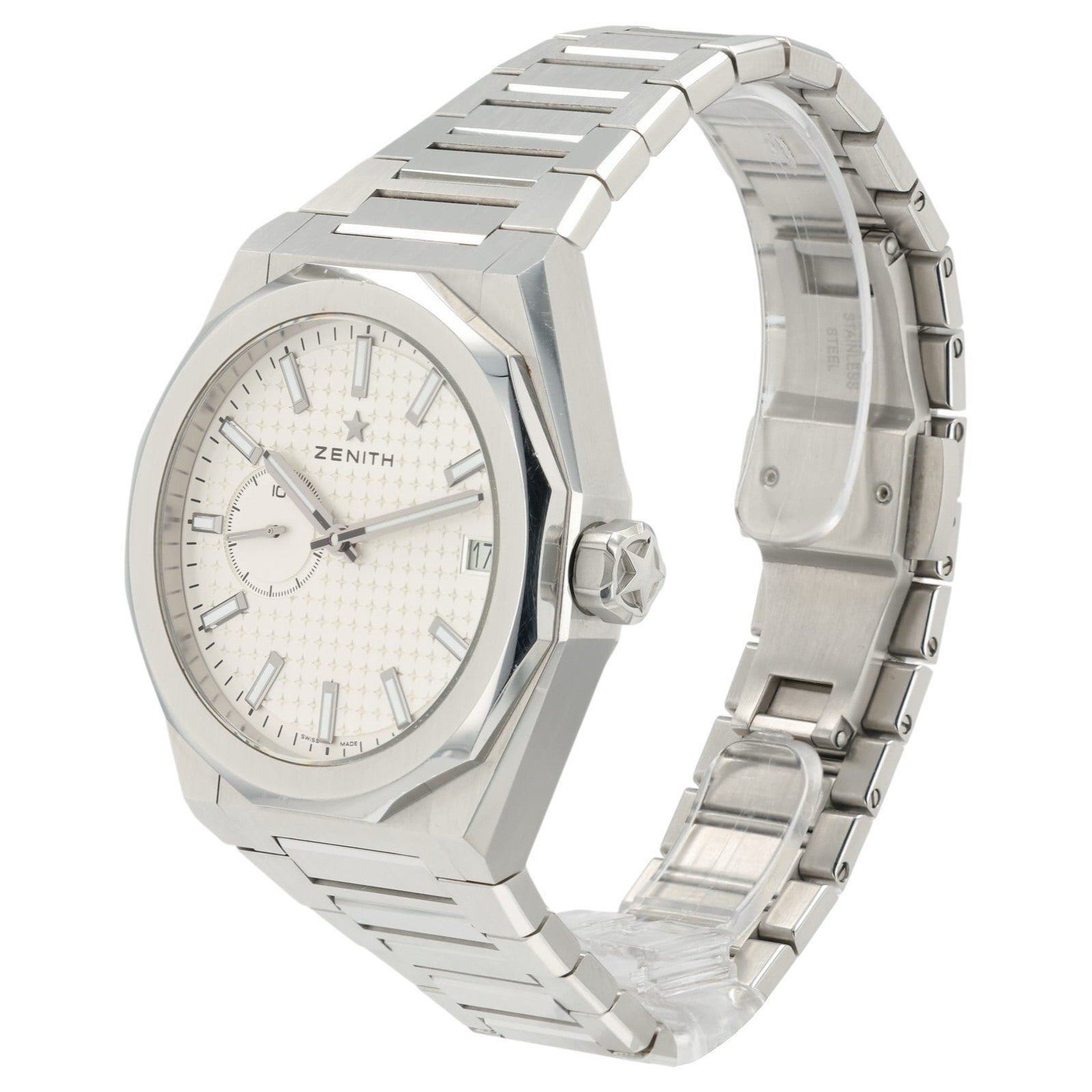 Zenith Defy Skyline Silver Dial Steel 41mm Automatic Men’s Watch 03.9300.3620