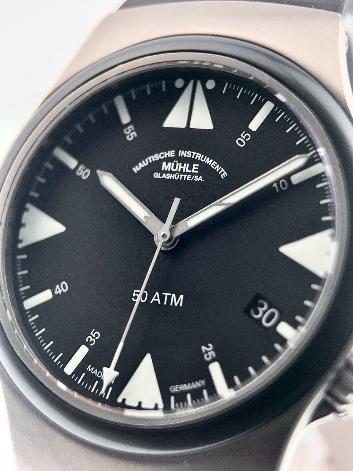 Muhle Glashutte Titanium Black Dial 43mm Automatic Men's Watch M1-51-03-KB