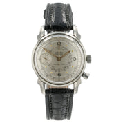 Gruen Chrono-Timer Silver Dial Stainless Steel 33mm Manual Wind Men’s Watch