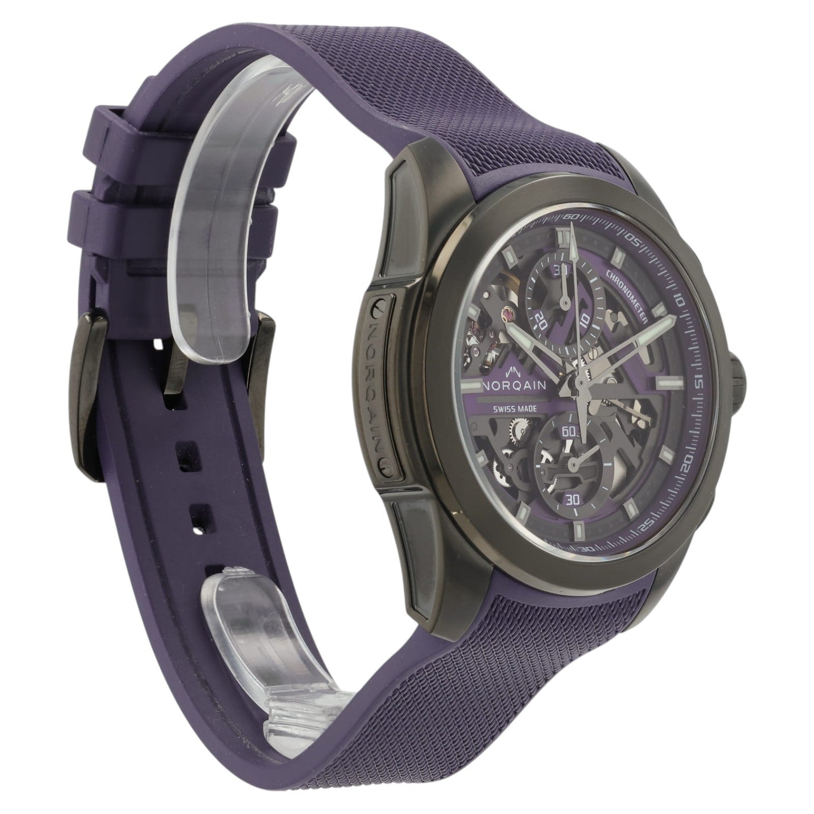 Norqain Independence Skeleton Dial Titanium DLC 42mm Automatic Mens NNT3200