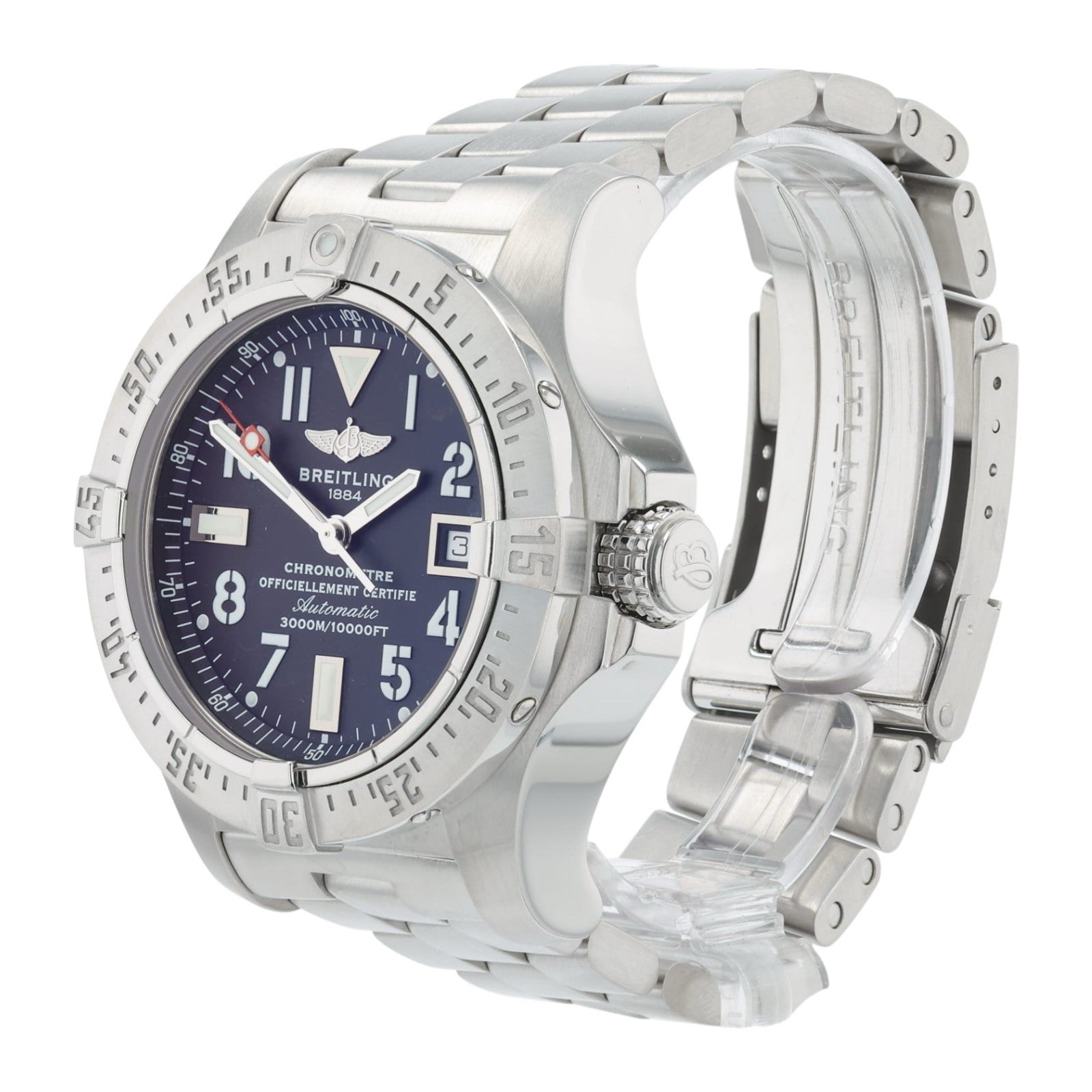 Breitling Avenger Seawolf Black Dial Stainless Steel 45mm Automatic Men’s A17330