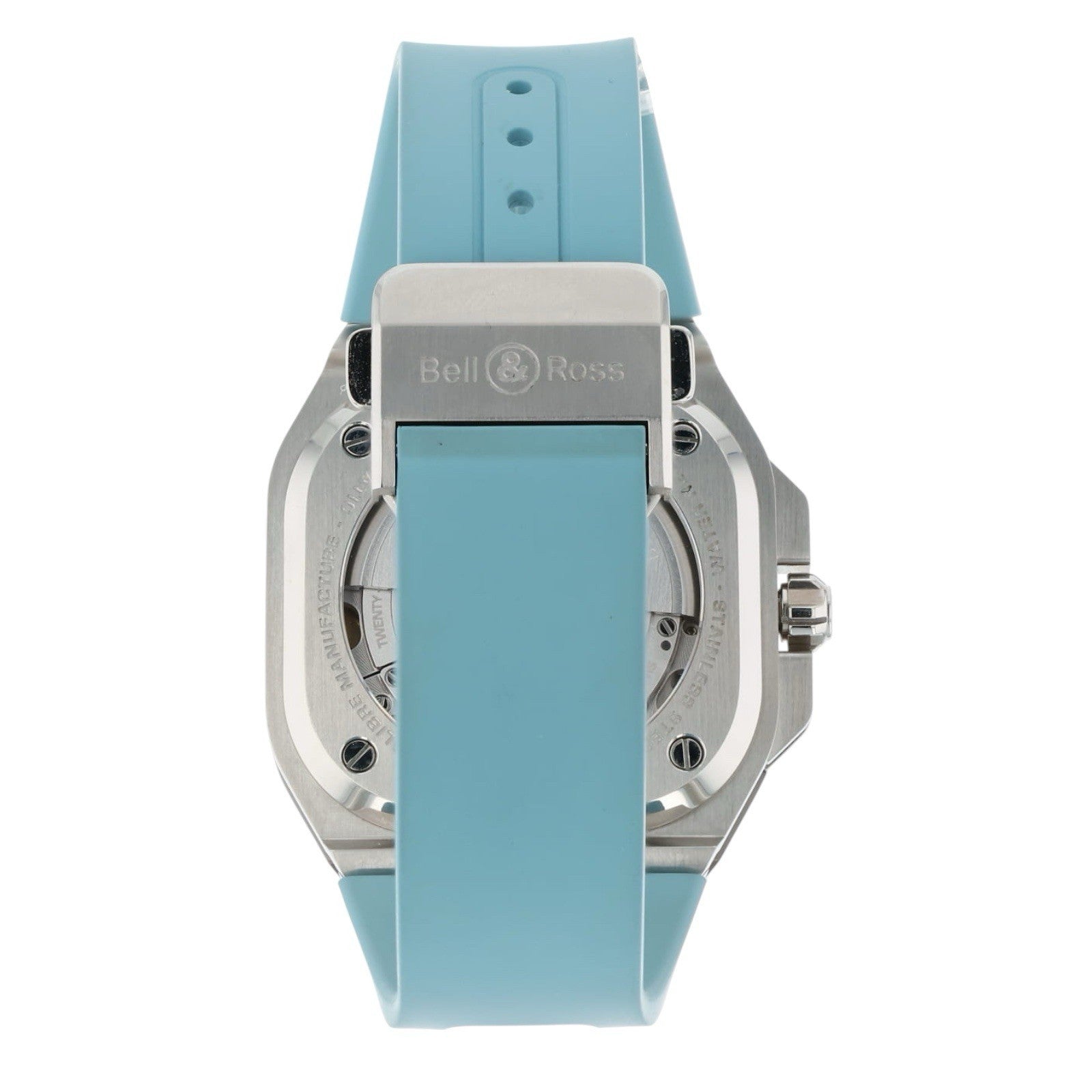 Bell & Ross BR-X5 Ice Blue Steel Automatic Men's Watch BRX5R-IB-ST/SRB-PO