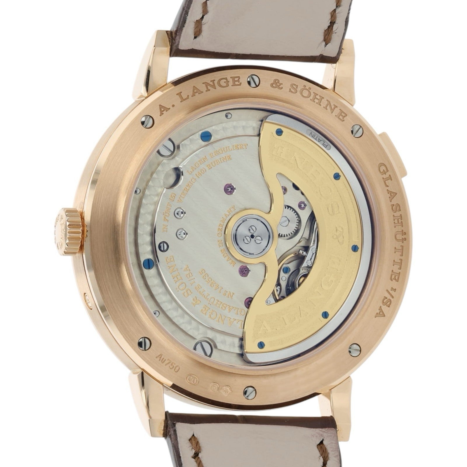 2025 A. Lange & Sohne Saxonia Silver Dial 18k Rose Gold 40mm Auto Watch 384.032