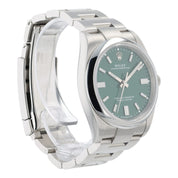 2026 Rolex Oyster Perpetual Green Dial Steel 36mm Automatic Mens Watch 126000