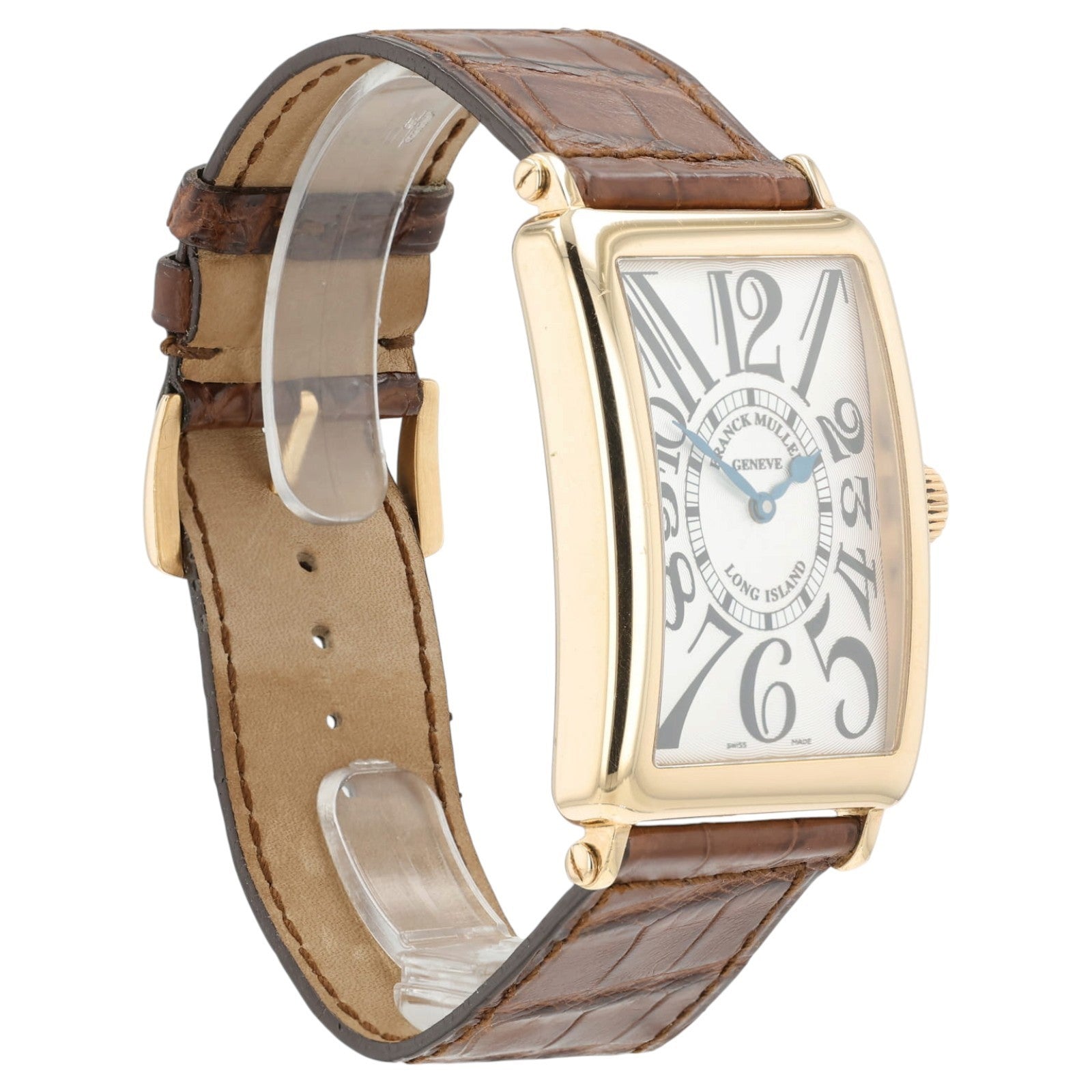 Franck Muller Long Island Silver Dial 18k Rose Gold 30x43mm Automatic 1000 SC