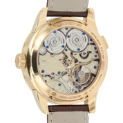 LeCoultre Duometre Silver Dial 18k Rose Gold 40.5mm Manual Men’s Watch Q6042521