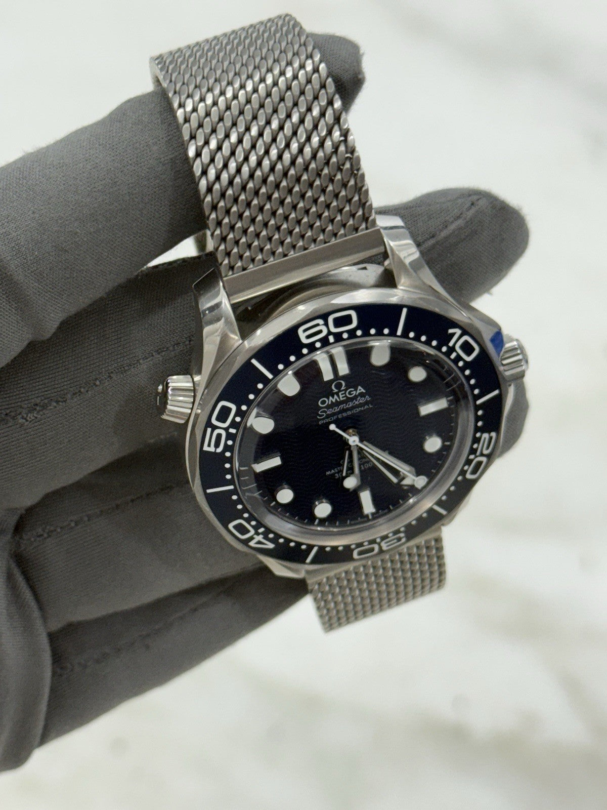 OMEGA Seamaster Diver 300M James Bond 60th Anniversary Blue Dial 42mm Watch