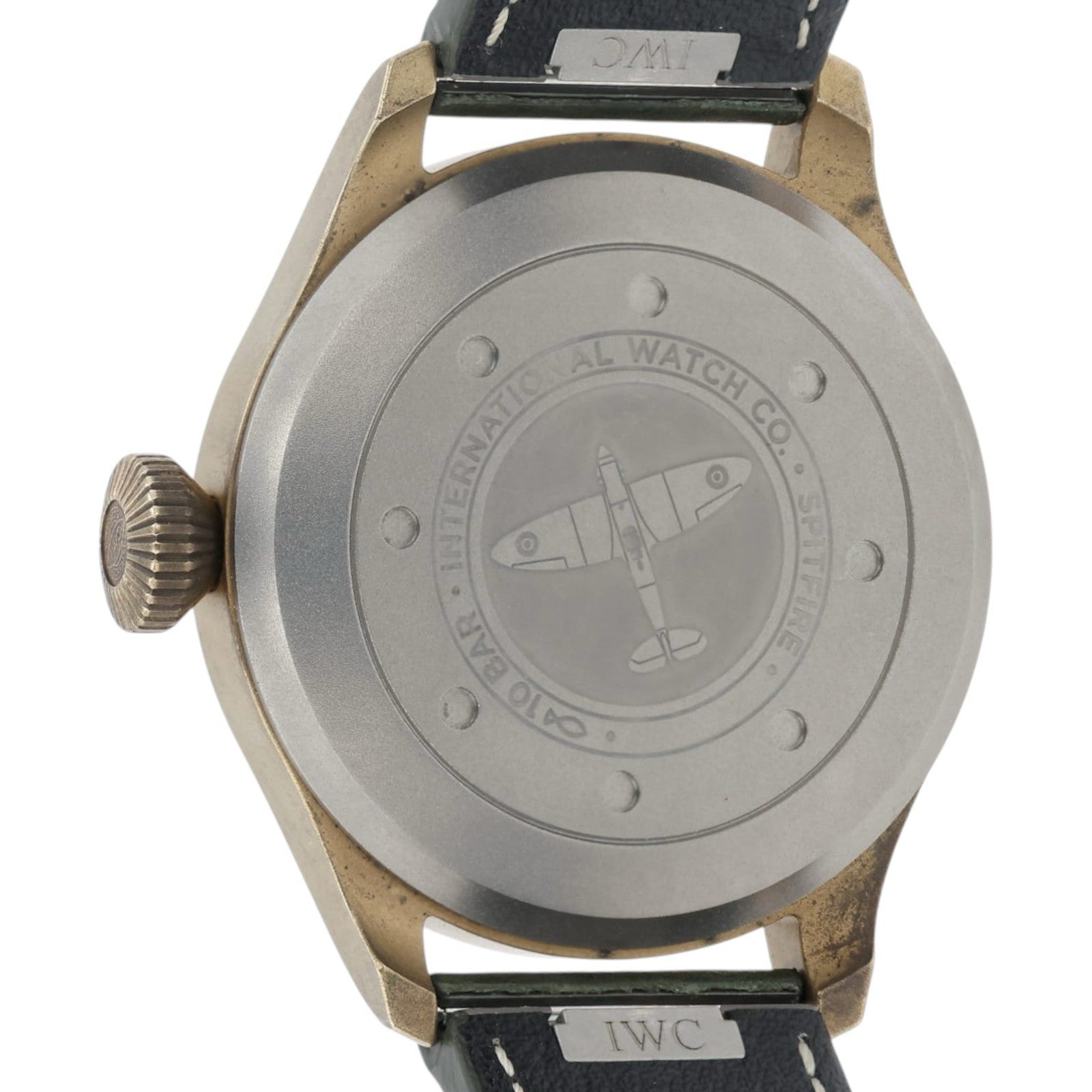 IWC Big Pilot Green Dial Bronze 43mm Automatic Movement Mens Watch IW329702