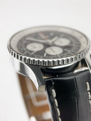 Breitling Navitimer Stainless Steel Black Dial 45mm Automatic Men's Watch AB0310