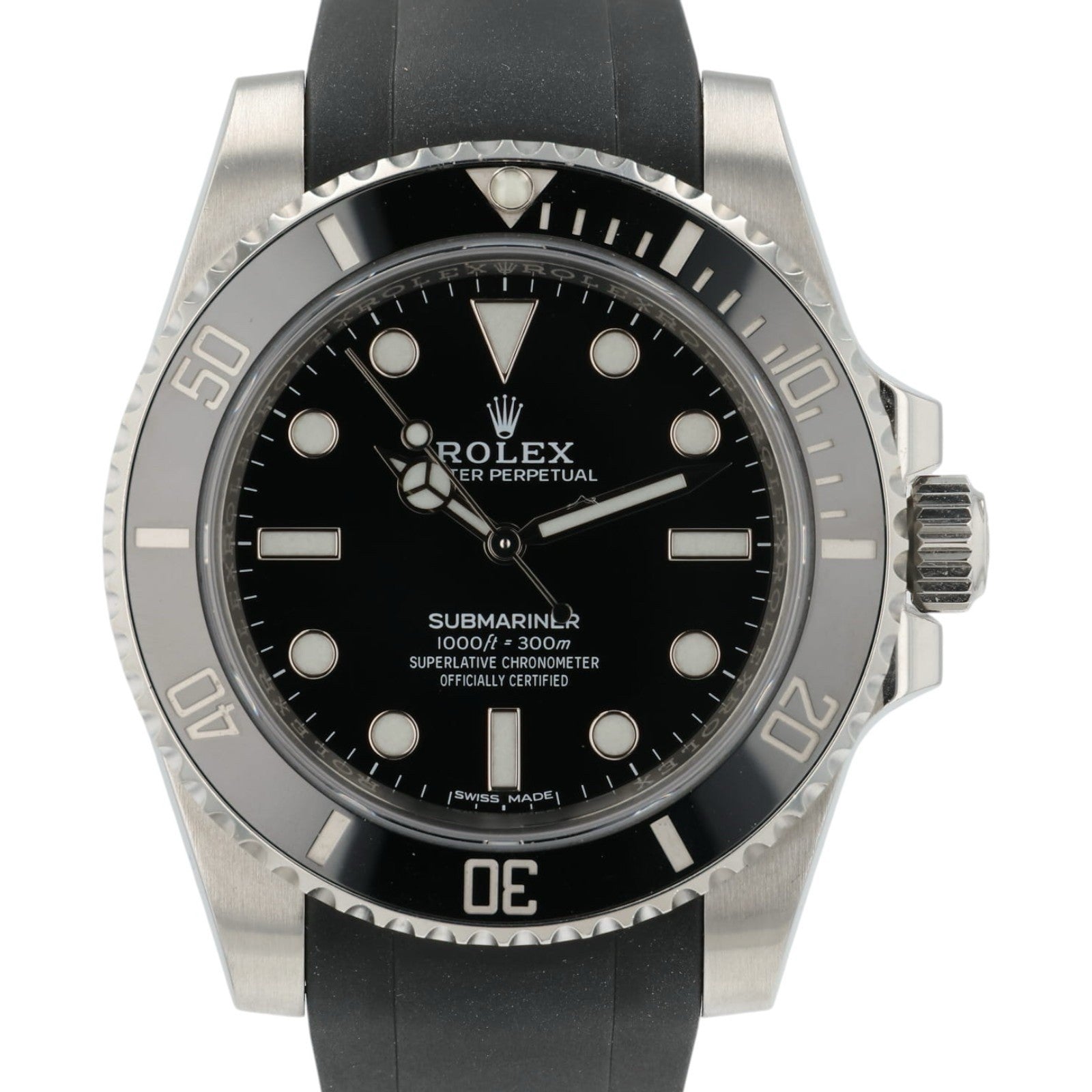 Rolex Submariner No Date Black Dial Stainless Steel 40mm Automatic Men’s 114060