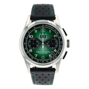 Bucherer Heritage “New York” Green Dial 41mm Stainless Watch 00.10803.08.92.81