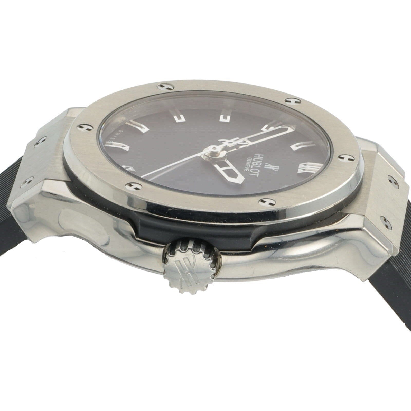 Hublot Classic Fusion Titanium Black Dial 33mm Quartz Women's  581.NX.1170.RX