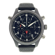 IWC Pilot Chronograph Top Gun Ceramic Black Dial 46mm Automatic Men’s IW379901