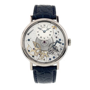 Breguet Tradition 18k White Gold Silver Color Dial 38mm Automatic Men’s 7037